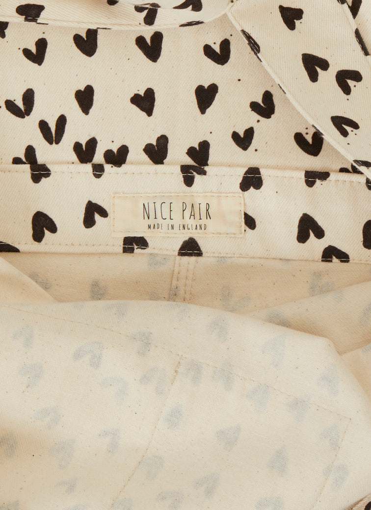 Sustainable || Handmade in the UK | Dungarees | Maternity and beyond | Heart | Love | Nice Pair