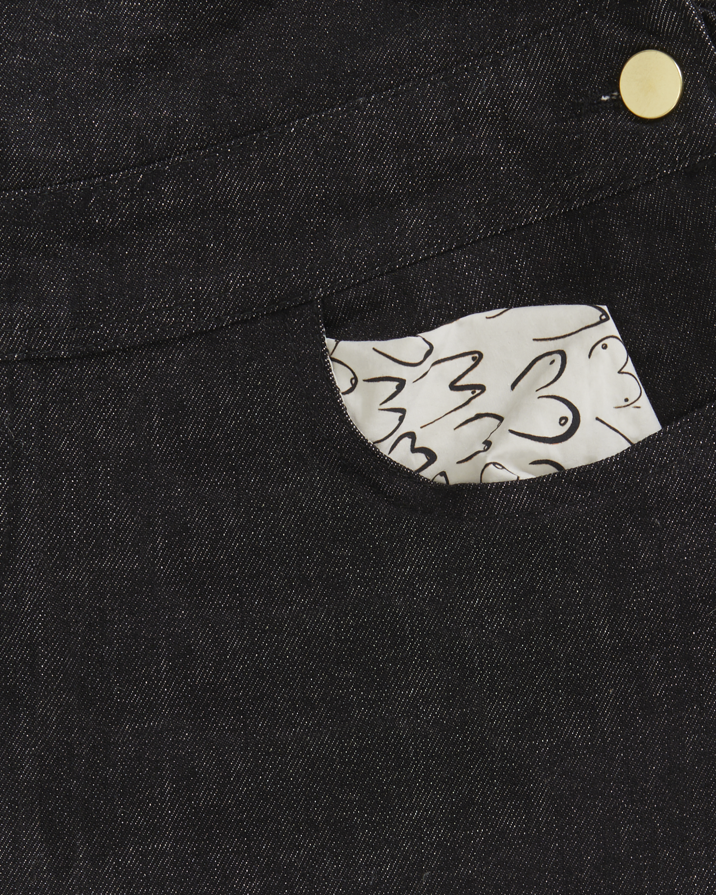 Sustainable || Handmade in the UK | Dungarees | Maternity and beyond |Black |Original | Boob detail